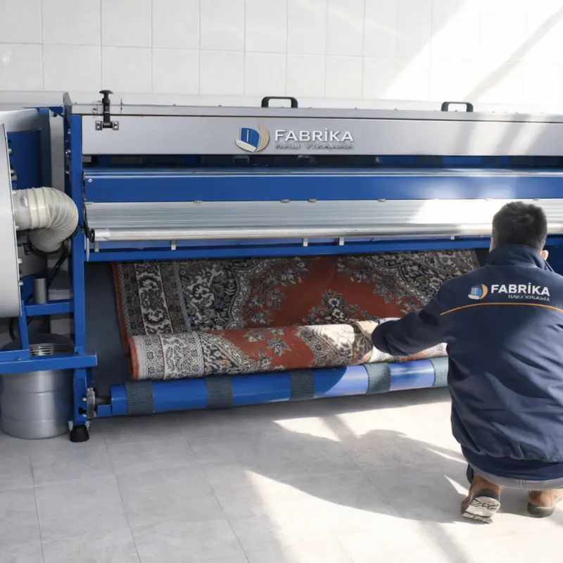 Halı Yıkama 1.Aşama Endüstriyel Toz Alma